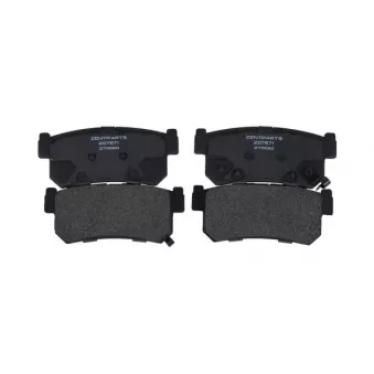 ZentParts Z07671 - Jeu de 4 plaquettes de frein avant