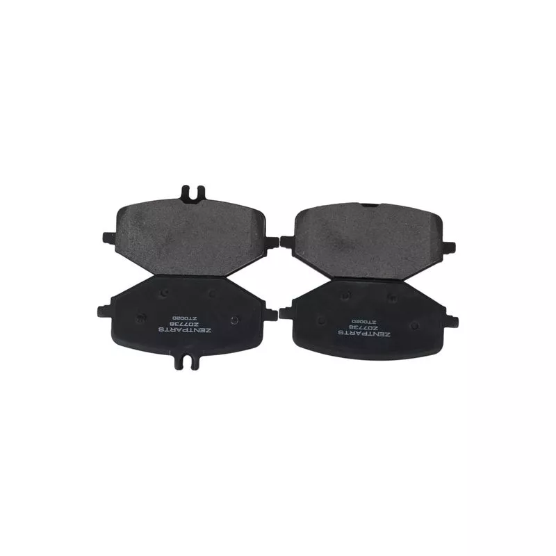 Jeu de 4 plaquettes de frein avant ZentParts Z07738 - Visuel 1