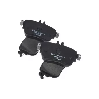 ZentParts Z07741 - Jeu de 4 plaquettes de frein avant