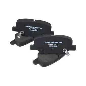 ZentParts Z07771 - Jeu de 4 plaquettes de frein avant