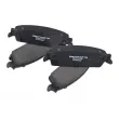 Jeu de 4 plaquettes de frein avant ZentParts [Z07777]