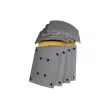 ZentParts Z10736 - Kit de garnitures de frein, frein à tambour