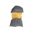 ZentParts Z10736 - Kit de garnitures de frein, frein à tambour