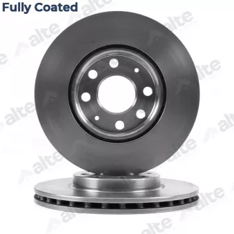 Jeu de 2 disques de frein avant ALTE AUTOMOTIVE 127937FCAL pour OPEL CORSA 1.2 - 86cv