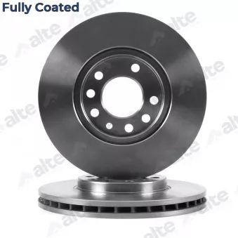 Jeu de 2 disques de frein avant ALTE AUTOMOTIVE 127944FCAL pour OPEL ASTRA 1.7 CDTI - 80cv