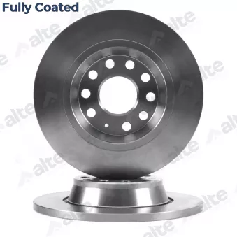 Jeu de 2 disques de frein avant ALTE AUTOMOTIVE 127952FCAL pour SKODA SUPERB 1.8 TSI 4x4 - 160cv