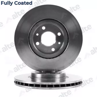 Jeu de 2 disques de frein avant ALTE AUTOMOTIVE 127955FCAL pour RENAULT MEGANE 1.4 - 82cv