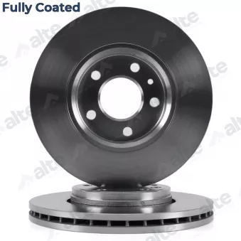 Jeu de 2 disques de frein avant ALTE AUTOMOTIVE 127959FCAL pour NISSAN PRIMASTAR DCI 100 - 100cv