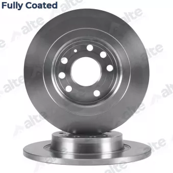 Jeu de 2 disques de frein avant ALTE AUTOMOTIVE 127963FCAL pour OPEL VECTRA 2.8 V6 Turbo - 255cv