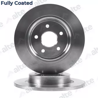 Jeu de 2 disques de frein avant ALTE AUTOMOTIVE 127967FCAL pour FORD FOCUS 1.6 Ti-VCT - 116cv