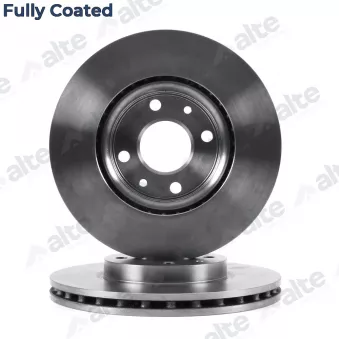 Jeu de 2 disques de frein avant ALTE AUTOMOTIVE 127969FCAL pour FIAT IDEA MJTD - 101cv