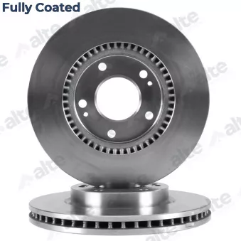 Jeu de 2 disques de frein avant ALTE AUTOMOTIVE 127973FCAL pour KIA PRO CEED 1.6 - 126cv