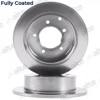 Jeu de 2 disques de frein arrière ALTE AUTOMOTIVE 127993FCAL pour MITSUBISHI LANCER 2.0 - 135cv