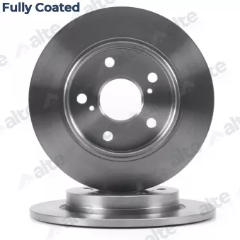 Jeu de 2 disques de frein avant ALTE AUTOMOTIVE 127998FCAL pour TOYOTA AURIS 1.4 D-4D - 90cv