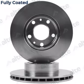 Jeu de 2 disques de frein avant ALTE AUTOMOTIVE 128023FCAL pour OPEL MOVANO 2,2 D - 140cv