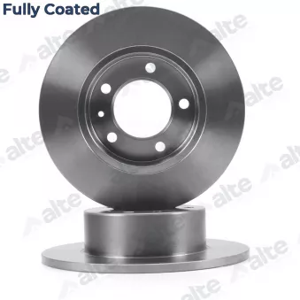 Jeu de 2 disques de frein avant ALTE AUTOMOTIVE 128024FCAL pour PEUGEOT 405 2.3 CDTI [RWD] - 150cv