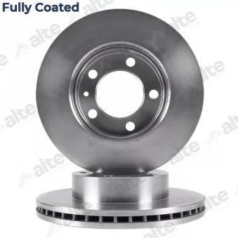 Jeu de 2 disques de frein avant ALTE AUTOMOTIVE 128044FCAL pour PEUGEOT 405 2.3 CDTI [RWD] - 150cv