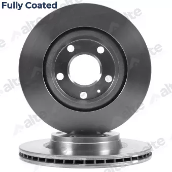 Jeu de 2 disques de frein avant ALTE AUTOMOTIVE 128054FCAL pour AUDI A4 2.4 - 163cv