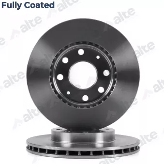 Jeu de 2 disques de frein avant ALTE AUTOMOTIVE 128071FCAL pour CITROEN C5 1.0 LPG - 65cv