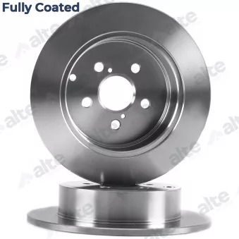 Jeu de 2 disques de frein arrière ALTE AUTOMOTIVE 128079FCAL pour TOYOTA AVENSIS 2.0 VVTI - 155cv