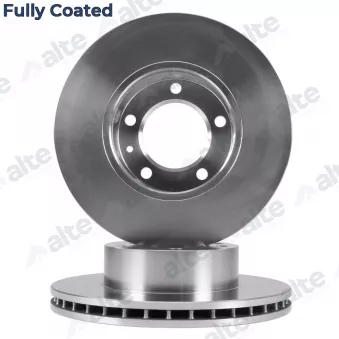 Jeu de 2 disques de frein avant ALTE AUTOMOTIVE 128135FCAL pour NISSAN INTERSTAR DCI 80 - 82cv