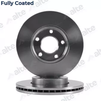 Jeu de 2 disques de frein avant ALTE AUTOMOTIVE 128170FCAL pour MAZDA 3 1.6 MZ-CD - 90cv