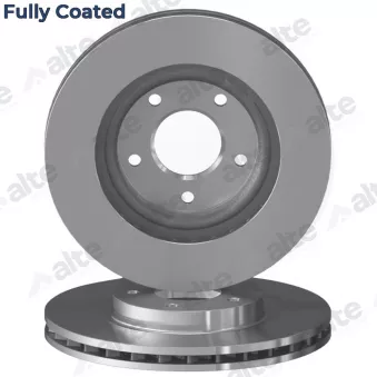 Jeu de 2 disques de frein avant ALTE AUTOMOTIVE 128179FCAL pour MITSUBISHI OUTLANDER 2.0 DI-D - 140cv