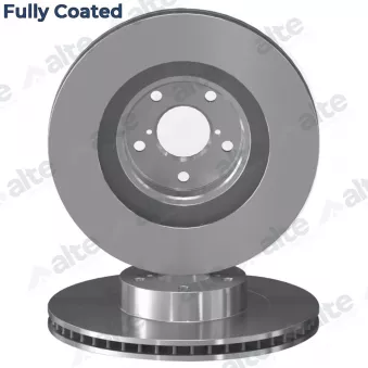 Jeu de 2 disques de frein avant ALTE AUTOMOTIVE 128182FCAL pour SUBARU FORESTER 2.5 RX Nato AWD - 156cv