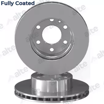 Jeu de 2 disques de frein avant ALTE AUTOMOTIVE 128256FCAL pour IVECO DAILY 35S17, 40C17, 45C17, 50C17 - 170cv