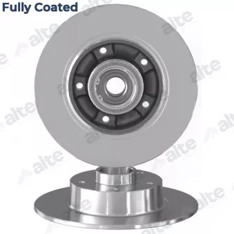 Jeu de 2 disques de frein avant ALTE AUTOMOTIVE 128540BFCAL pour RENAULT MEGANE 1.6 16V Hi-Flex - 110cv