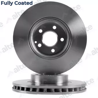 Jeu de 2 disques de frein avant ALTE AUTOMOTIVE 128607FCAL pour MERCEDES-BENZ SLK 55 AMG - 422cv