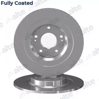 Jeu de 2 disques de frein arrière ALTE AUTOMOTIVE 128656FCAL pour BMW Série 3 1.6 HDi - 114cv