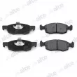 ALTE AUTOMOTIVE 137823AAL - Jeu de 4 plaquettes de frein avant