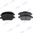 ALTE AUTOMOTIVE 137829AAL - Jeu de 4 plaquettes de frein avant