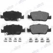Jeu de 4 plaquettes de frein avant ALTE AUTOMOTIVE [137844BAL]