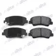ALTE AUTOMOTIVE 137857AAL - Jeu de 4 plaquettes de frein avant