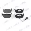 ALTE AUTOMOTIVE 137893AAL - Jeu de 4 plaquettes de frein avant
