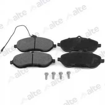 Jeu de 4 plaquettes de frein avant ALTE AUTOMOTIVE 137969AAL pour FIAT SCUDO 2.0 D Multijet 4x4 - 120cv