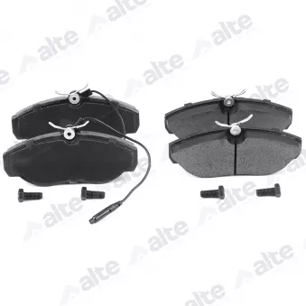 Jeu de 4 plaquettes de frein avant ALTE AUTOMOTIVE 138007BAL pour PEUGEOT BOXER 2.8 HDI - 146cv