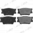 ALTE AUTOMOTIVE 138078AAL - Jeu de 4 plaquettes de frein avant