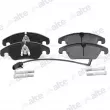 ALTE AUTOMOTIVE 138086BAL - Jeu de 4 plaquettes de frein avant