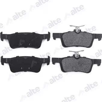 Jeu de 4 plaquettes de frein avant ALTE AUTOMOTIVE 138169AAL pour FORD FIESTA 1.1 Ti-VCT - 86cv