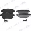 ALTE AUTOMOTIVE 138192BAL - Jeu de 4 plaquettes de frein avant