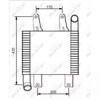 Intercooler, échangeur NRF 30539