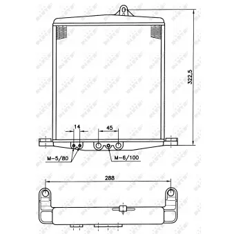 Radiateur d'huile NRF 31059