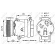 Compresseur, climatisation NRF [32404]