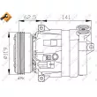 Compresseur, climatisation NRF [32421]