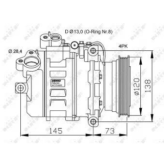 NRF 32519 - Compresseur, climatisation