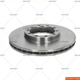 Jeu de 2 disques de frein avant AUGER 31450