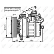 Compresseur, climatisation NRF [32821]